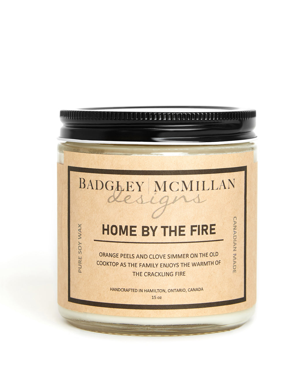 Home by the Fire 15 oz Soy Jar Candle