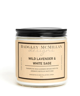 Wild Lavender & White Sage 15 oz Soy Jar Candle
