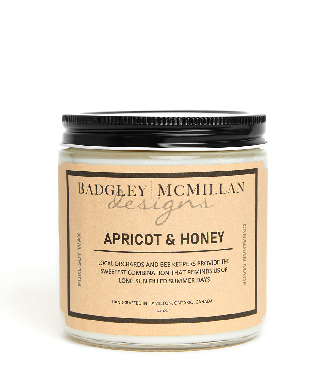 Apricot & Honey 15 oz Soy Jar Candle