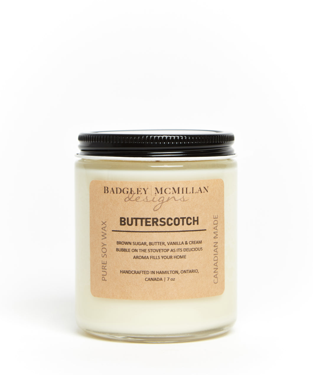 Butterscotch 7 oz Soy Jar Candle