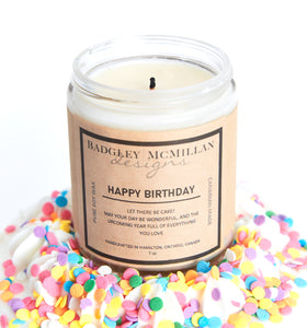 Happy Birthday 7 oz Soy Jar Candle