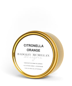 Citronella Orange 7 oz Soy Jar Candle