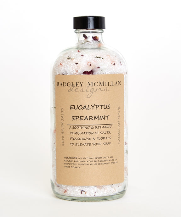 Eucalyptus Spearmint 16 oz Jar Bath Salts