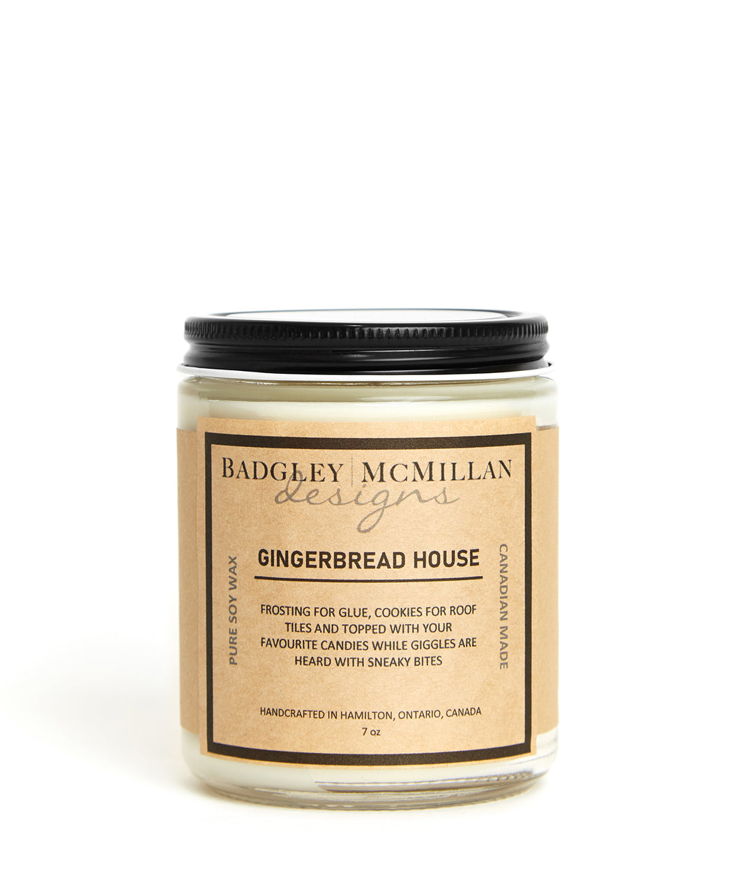 Gingerbread House 7 oz Soy Jar Candle