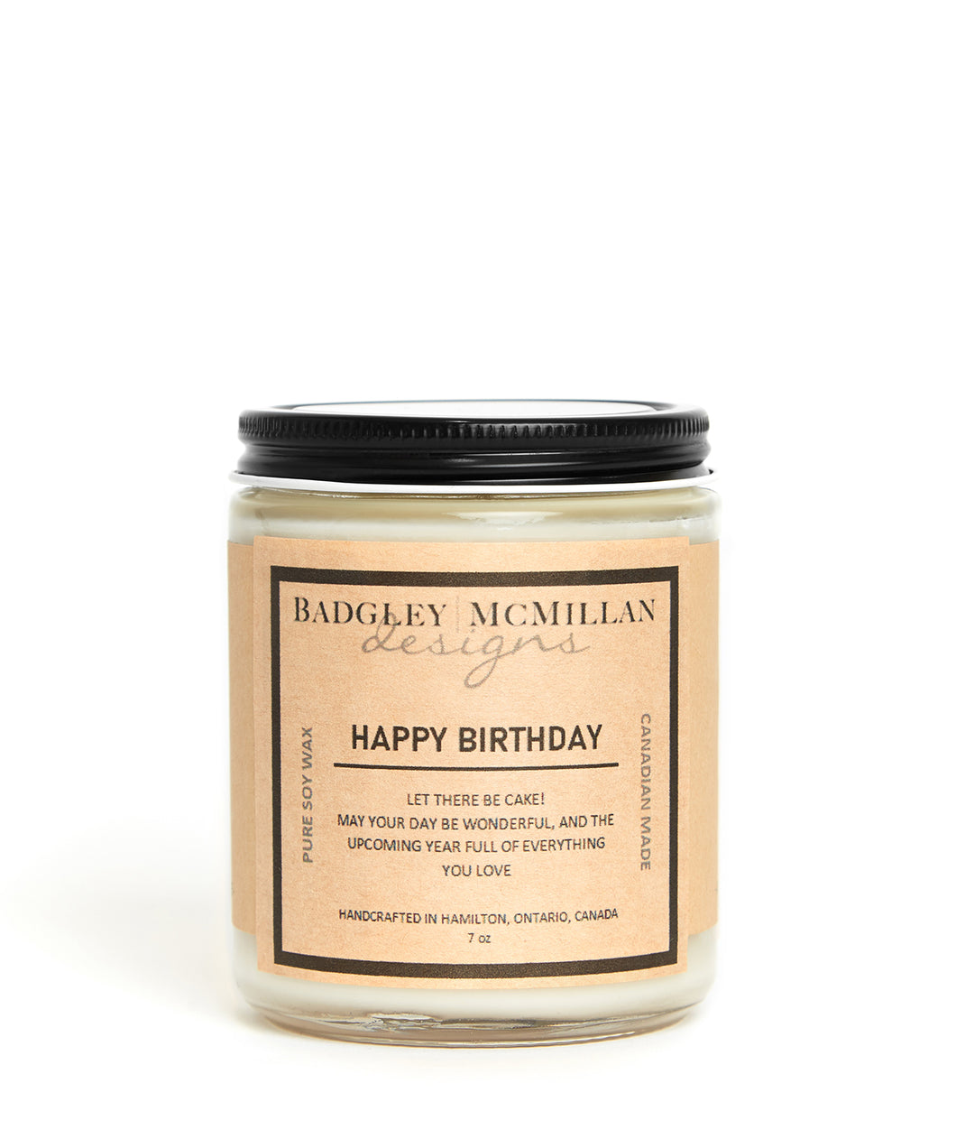Happy Birthday 7 oz Soy Jar Candle