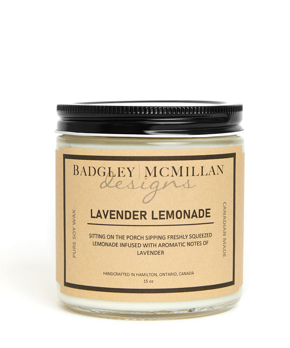 Lavender Lemonade 15 oz Soy Jar Candle