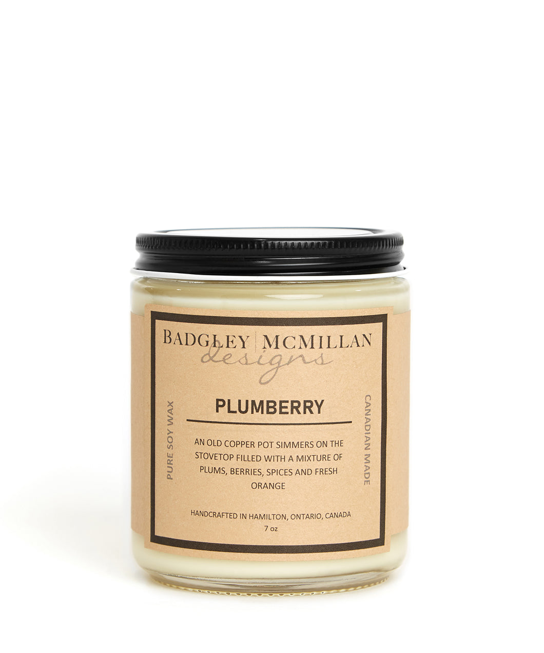 Plumberry 7 oz Soy Jar Candle