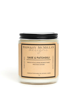 Sage & Patchouli 7 oz Soy Jar Candle
