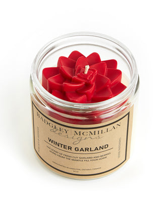 Winter Garland Specialty 14 oz Soy Jar Candle